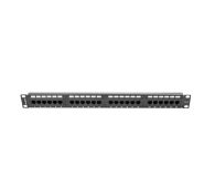 Lanberg Patchpanel 24p 19" 1U UTP 6 (czarny) - 457375 - zdjęcie 3